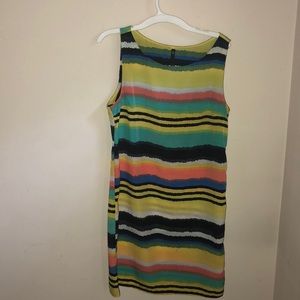 Multi-colored Print Dress